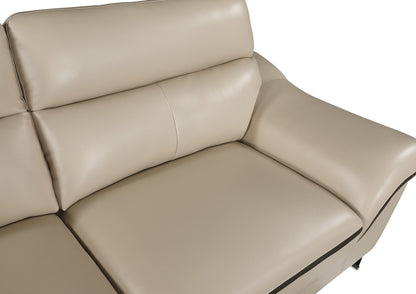 Enchantia Genuine Leather Loveseat