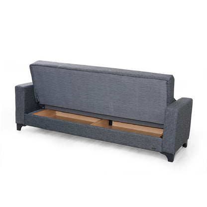 Armada Light Gray Fabric Loveseat