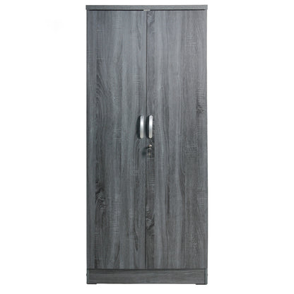 Go Green Woods Harmony Wood Two Door Armoire Wardrobe Cabinet