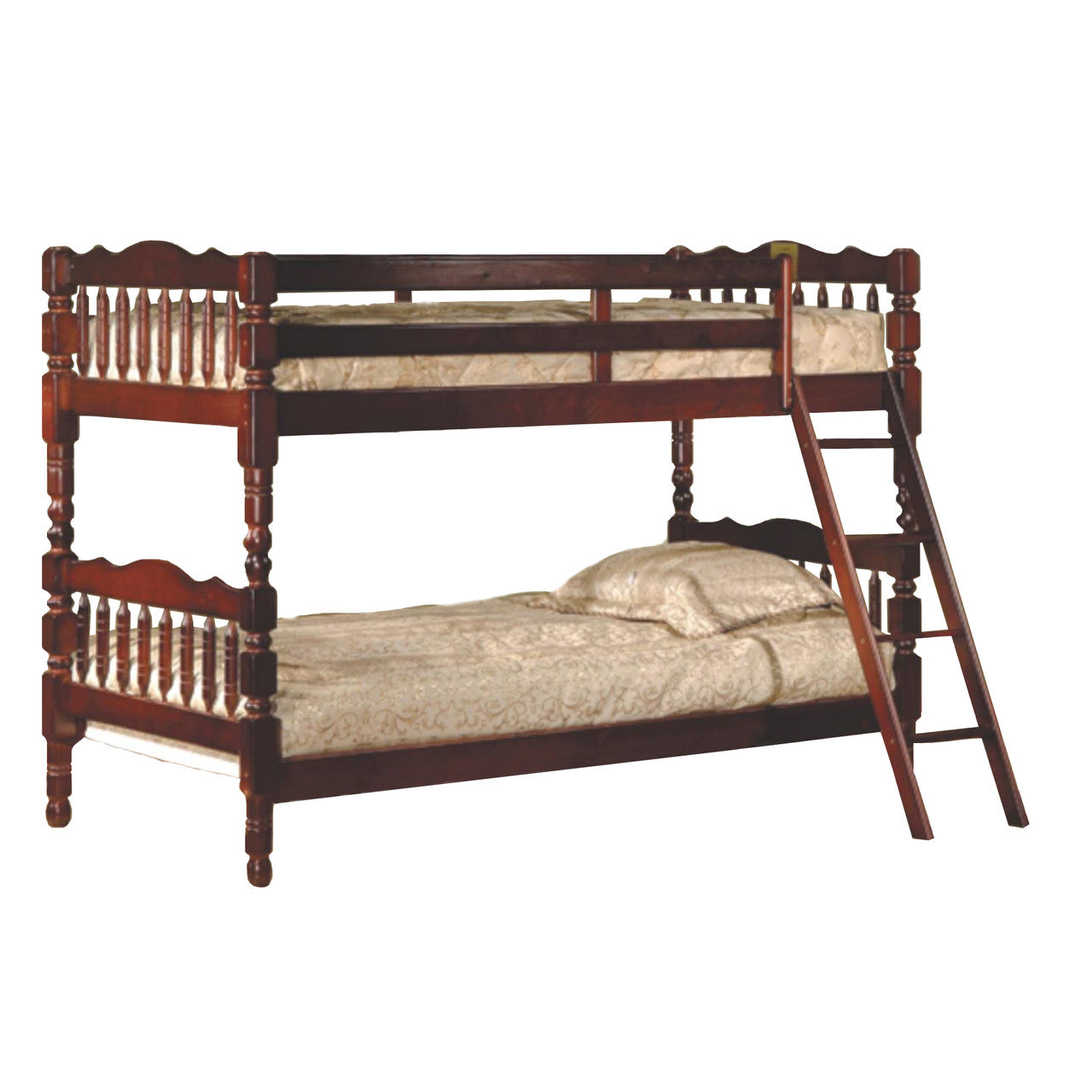 Go Green Woods Charlotte Twin Over Twin Solid Wood Bunk Bed
