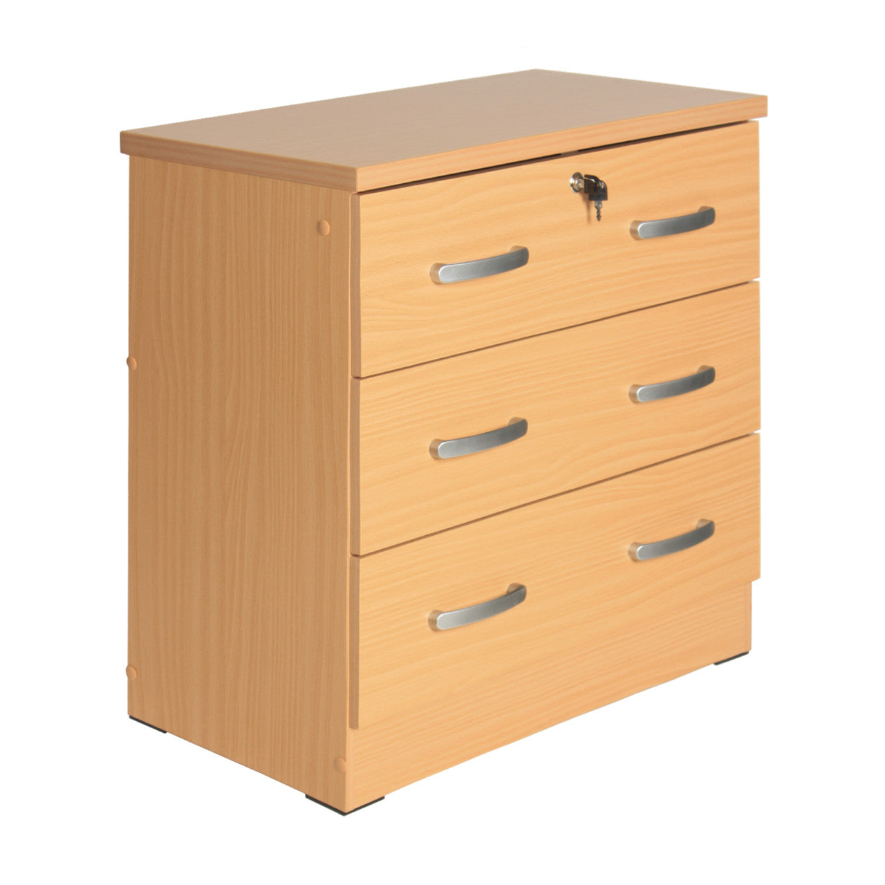 Go Green Woods Cindy Wooden 3 Drawer Chest Bedroom Dresser