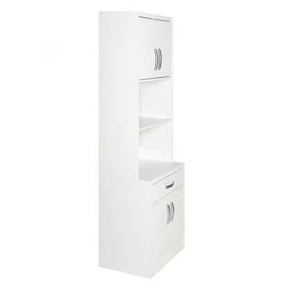 Go Green Woods Shelby Tall Wooden Kitchen Pantry