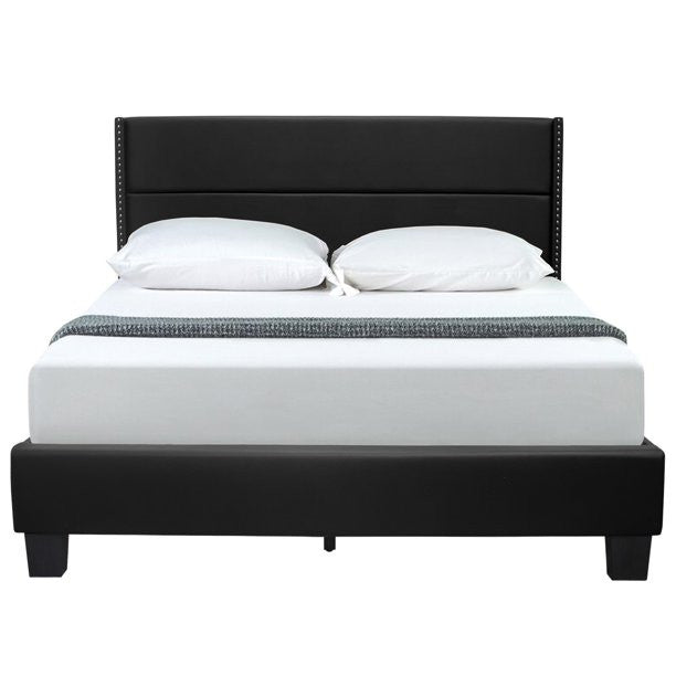 Go Green Woods Giulia Faux Leather Upholstered Full Platform Bed