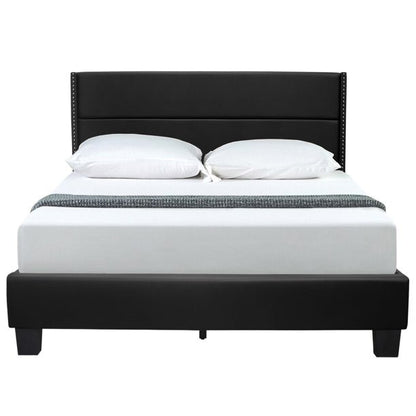 Go Green Woods Giulia Faux Leather Upholstered Full Platform Bed