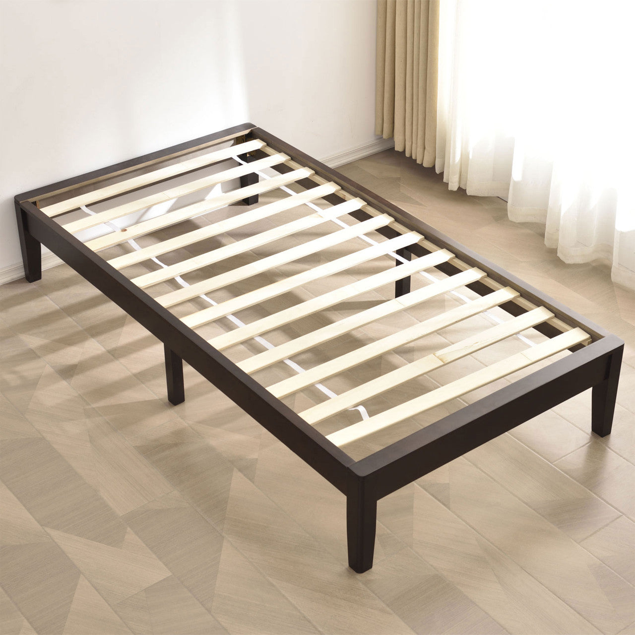Go Green Woods Stella Solid Pine Wood Twin Platform Bed Frame