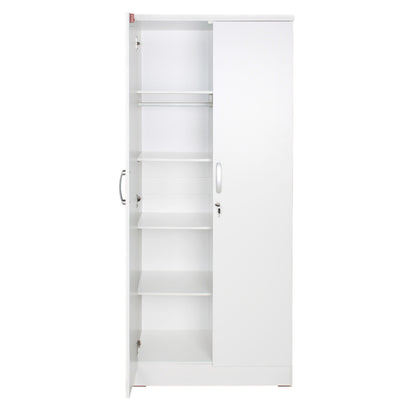 Go Green Woods Harmony Wood Two Door Armoire Wardrobe Cabinet