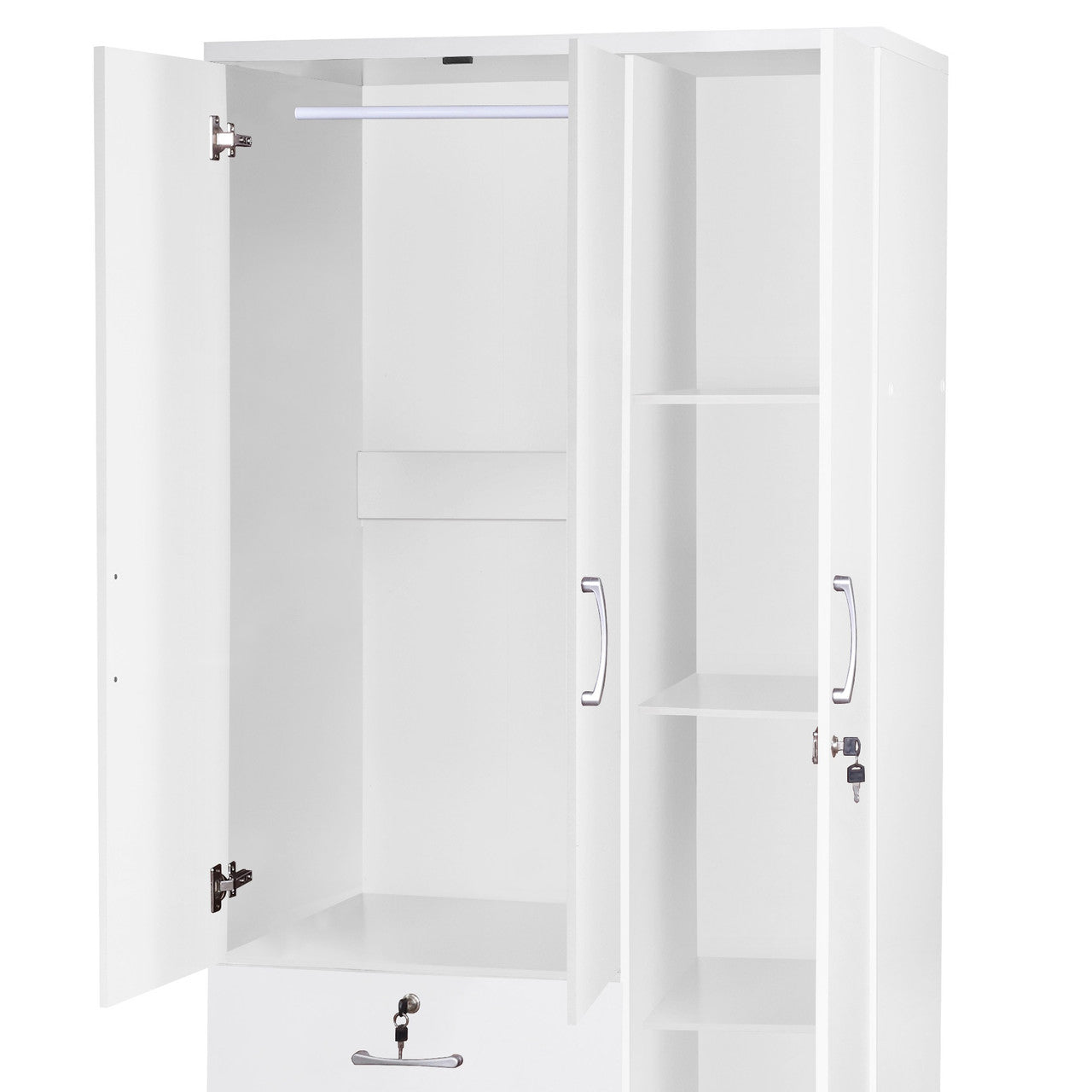 Go Green Woods Symphony Wardrobe Armoire Closet with Two Drawers