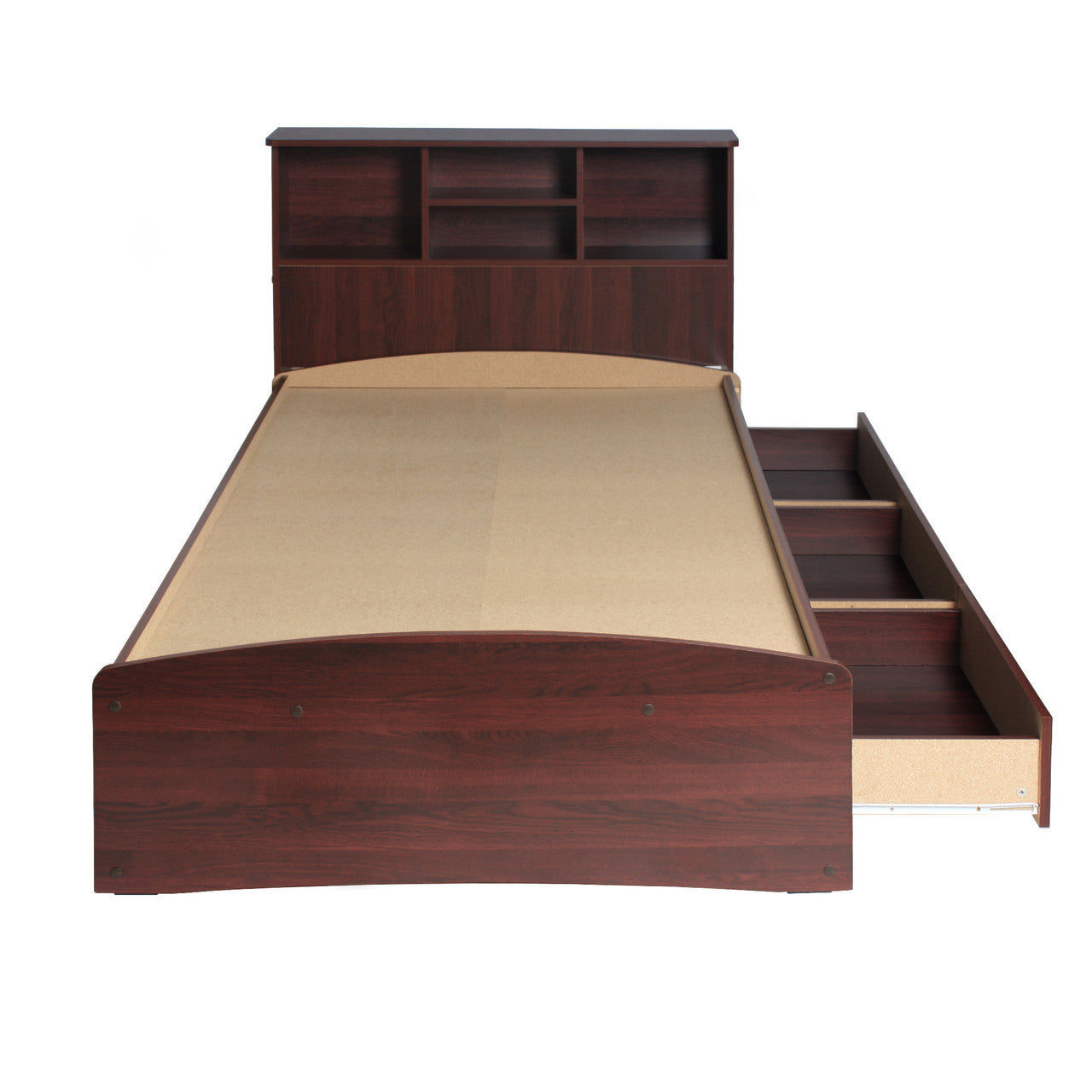 Go Green Woods California Wooden Full Captains Bed