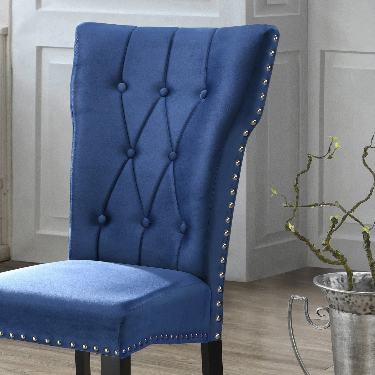 Go Green Woods La Costa Velvet Tufted Dining Chair Set of 2