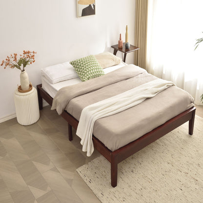 Go Green Woods Stella Solid Pine Wood Full Platform Bed Frame