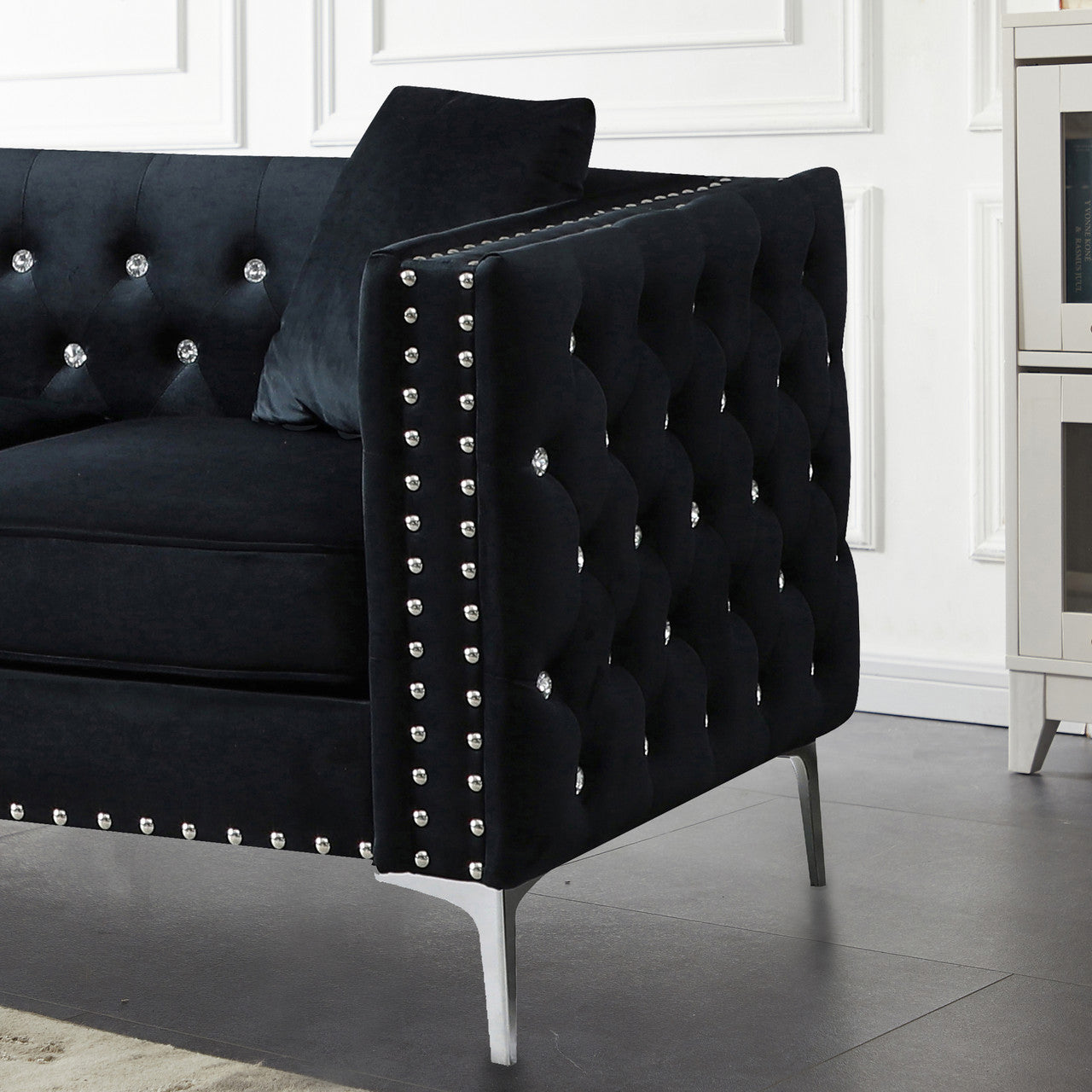Velvet Loveseat Sofa